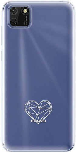 iSaprio čiré pouzdro - Digital Love - Huawei Y5p - Phone Cover - Main image