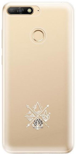 iSaprio čiré pouzdro - Elements - Huawei Y6 Prime 2018 - Phone Cover - Main image