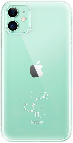 iSaprio Clear Case - Scorpio - iPhone 11 - Phone Cover - Main image