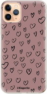iSaprio Heart Dark - iPhone 11 Pro Max - Kryt na mobil