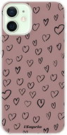 iSaprio Heart Dark - iPhone 12 - Phone Cover