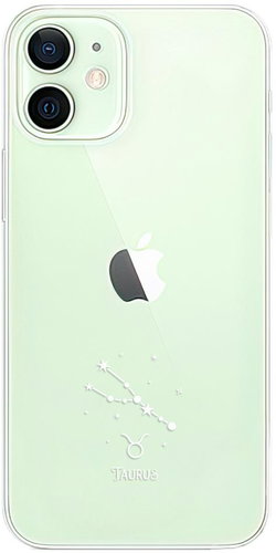 iSaprio Clear Case - Taurus - iPhone 12 mini - Phone Cover - Main image