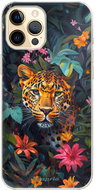 iSaprio Flower Jaguar - iPhone 12 Pro Max - Phone Cover