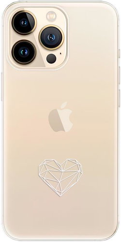 iSaprio čiré pouzdro - Digital Love - iPhone 13 Pro - Phone Cover - Main image