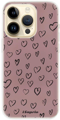iSaprio Heart Dark - iPhone 14 Pro - Phone Cover - Main image