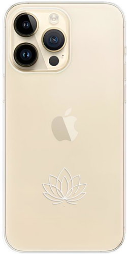 iSaprio čiré pouzdro - Lotos - iPhone 14 Pro Max - Phone Cover - Main image