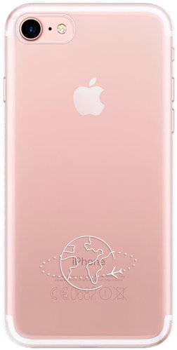 iSaprio Clear Case - Travel - iPhone 7 / 8 - Phone Cover - Main image