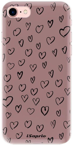 iSaprio Heart Dark - iPhone 7 / 8 - Phone Cover - Main image