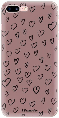 iSaprio Heart Dark - iPhone 7 Plus / 8 Plus - Phone Cover - Main image