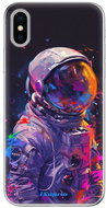 iSaprio Neon Astronaut - iPhone X - Phone Cover