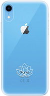 iSaprio čiré pouzdro - Lotos - iPhone Xr - Phone Cover