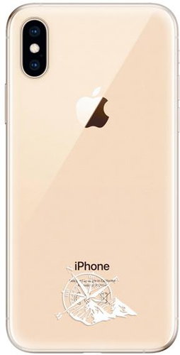 iSaprio čiré pouzdro - Explore - iPhone XS - Phone Cover - Main image