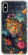 iSaprio Flower Jaguar - iPhone XS - Kryt na mobil