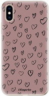iSaprio Heart Dark - iPhone XS - Kryt na mobil