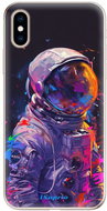 iSaprio Neon Astronaut - iPhone XS - Phone Cover