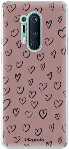 iSaprio Heart Dark - OnePlus 8 Pro - Phone Cover - Main image