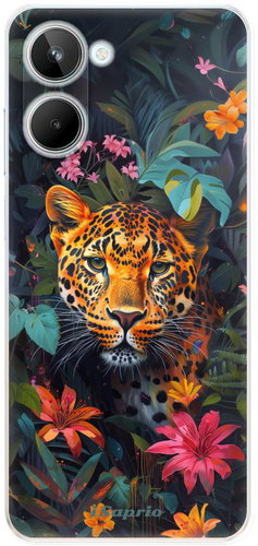 iSaprio Flower Jaguar - Realme 10 - Phone Cover - Main image