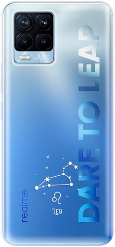 iSaprio čiré pouzdro - Lev - Realme 8 / 8 Pro - Phone Cover - Main image