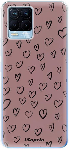 iSaprio Heart Dark - Realme 8 / 8 Pro - Phone Cover - Main image