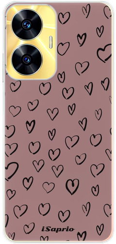 iSaprio Heart Dark - Realme C55 - Phone Cover - Main image
