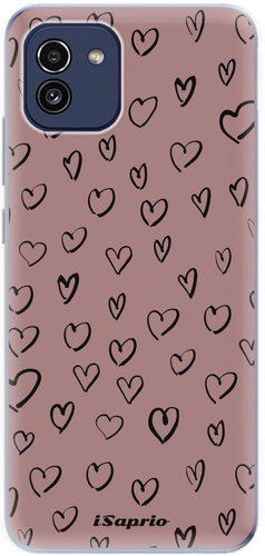 iSaprio Heart Dark - Samsung Galaxy A03 - Phone Cover - Main image
