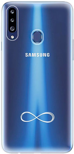 iSaprio čiré pouzdro - Infinity - Samsung Galaxy A20s - Phone Cover - Main image