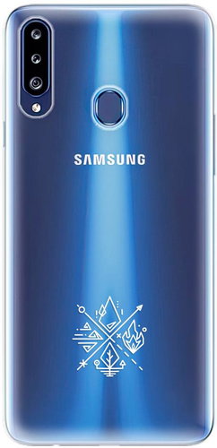 iSaprio čiré pouzdro - Elements - Samsung Galaxy A20s - Kryt na mobil - Hlavní obrázek