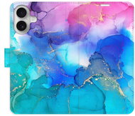 iSaprio Flip Case BluePink Paint for iPhone 16 - Phone Case