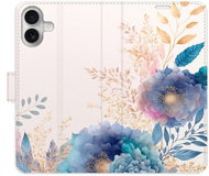 iSaprio Flip pouzdro Ornamental Flowers 03 pro iPhone 16 Plus - Phone Case
