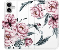 iSaprio Flip pouzdro Pink Flowers pro iPhone 16 Plus - Phone Case