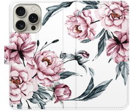 iSaprio Flip pouzdro Pink Flowers pro iPhone 16 Pro - Phone Case