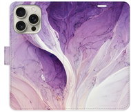 iSaprio Flip pouzdro Purple Paint pro iPhone 16 Pro - Phone Case
