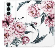 iSaprio Flip pouzdro Pink Flowers pro Samsung Galaxy A16 5G - Pouzdro na mobil