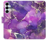 iSaprio Flip pouzdro Purple Marble pro Samsung Galaxy A16 5G - Pouzdro na mobil
