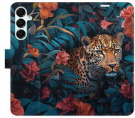 iSaprio Flip Case Flower Jaguar 02 for Samsung Galaxy A16 5G - Phone Case