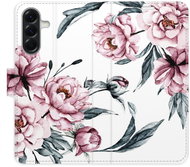 iSaprio Flip Case Pink Flowers for Samsung Galaxy A36 - Phone Case