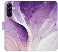 iSaprio Flip Case Purple Paint for Samsung Galaxy A36 - Phone Case