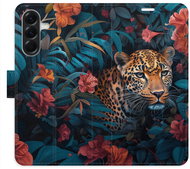 iSaprio Flip Case Flower Jaguar 02 for Samsung Galaxy A56 - Phone Case