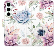 iSaprio Flip pouzdro Succulents Pattern pro Samsung Galaxy S24 FE - Phone Case