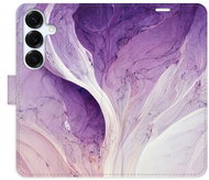 iSaprio Flip pouzdro Purple Paint pro Samsung Galaxy S25 - Phone Case
