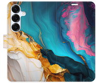 iSaprio Flip Case Colourful Marble for Samsung Galaxy S25 - Phone Case