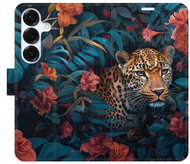 iSaprio Flip pouzdro Flower Jaguar 02 pro Samsung Galaxy S25 - Phone Case