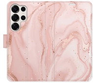 iSaprio Flip pouzdro RoseGold Marble pro Samsung Galaxy S25 Ultra - Phone Case