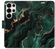iSaprio Flip pouzdro Emerald 02 pro Samsung Galaxy S25 Ultra - Phone Case