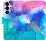 iSaprio Flip Case BluePink Paint for Samsung Galaxy S25+ - Phone Case