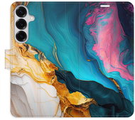 iSaprio Flip Case Colourful Marble for Samsung Galaxy S25+ - Phone Case