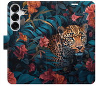 iSaprio Flip Case Flower Jaguar 02 for Samsung Galaxy S25+ - Phone Case