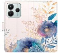 iSaprio Flip case Ornamental Flowers 03 for Xiaomi Redmi Note 14 5G - Phone Case
