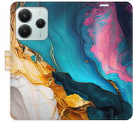 iSaprio Flip pouzdro Colourful Marble pro Xiaomi Redmi Note 14 5G - Pouzdro na mobil