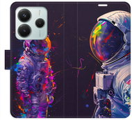 iSaprio Flip pouzdro Neon Astronaut 02 pro Xiaomi Redmi Note 14 5G - Phone Case
